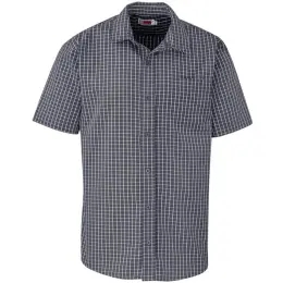 Mens Short Sleeve Aston Shirt Grey